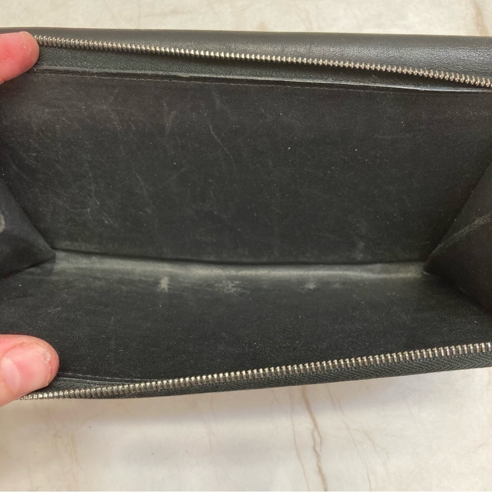 Coach vintage black leather clutch wallet - Picture 7 of 14